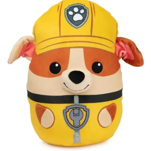 Spin Master - GUND PAW Patrol Rubble Squish Plush, Squishy Stuffed Animal para maiores de 1 ano, 12”