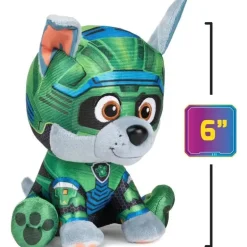 Spin Master - GUND PAW Patrol: The Mighty Movie Rocky Stuffed Animal, para maiores de 1 ano, 6”