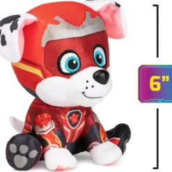 Spin Master - GUND PAW Patrol: O poderoso novo filme Marshal Stuffed Animal, para maiores de 1 ano, 6”