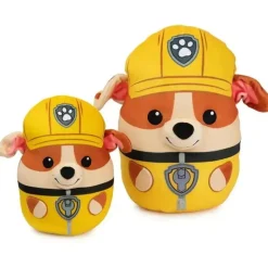 Spin Master - GUND PAW Patrol Rubble Squish Plush, Squishy Stuffed Animal para maiores de 1 ano, 12”