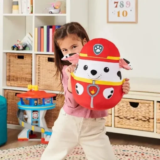 Spin Master - GUND PAW Patrol Marshall Squish Plush, Squishy Stuffed Animal para maiores de 1 ano, 12”