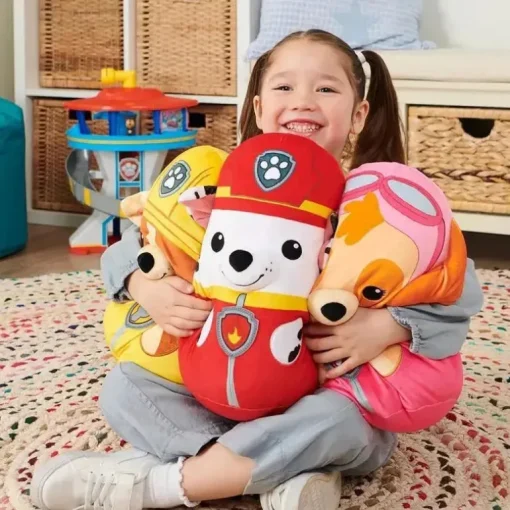 Spin Master - GUND PAW Patrol Marshall Squish Plush, Squishy Stuffed Animal para maiores de 1 ano, 12”