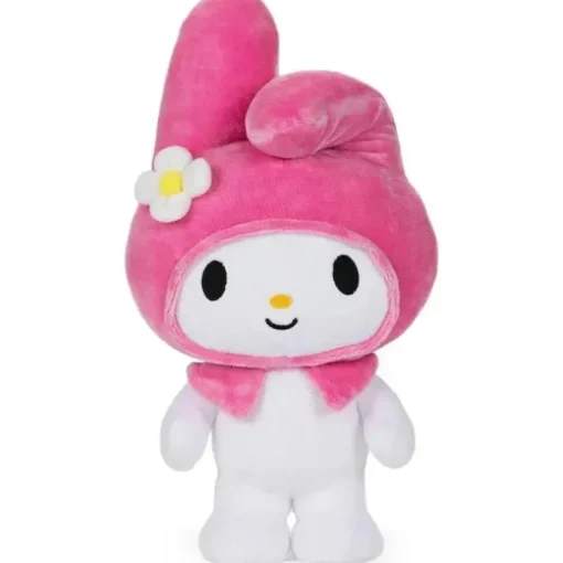 Spin Master - GUND Sanrio Hello Kitty My Melody Plush, Premium, maiores de 1 ano, 9,5”, rosa/branco