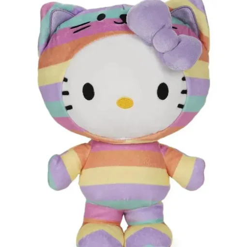 Spin Master - Hello Kitty Rainbow Outfit Pelúcia Animal de pelúcia, 9,5
