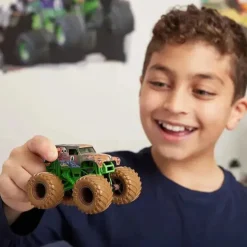 Spin Master - Monster Jam, Mystery Mudders, Monster Truck oficial fundido, Wash to Reveal, escala 1:64, estilos variam