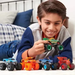 Spin Master - Monster Jam, Bakugan Dragonoid vs. Caminhões monstro fundidos sob pressão Bakugan Dragonoid, maiores de 3 anos
