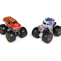 Spin Master - Monster Jam, Estabilizador Oficial Lucas vs. Monster Trucks Die-Cast Jester, maiores de 3 anos