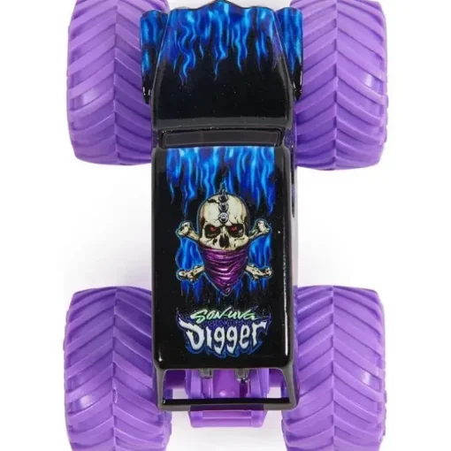Spin Master - Monster Jam 2023 Diecast Truck 2-Pack Série 26, Max-D vs Son-uva Digger, maiores de 3 anos