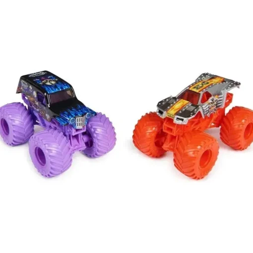Spin Master - Monster Jam 2023 Diecast Truck 2-Pack Série 26, Max-D vs Son-uva Digger, maiores de 3 anos