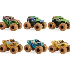 Spin Master - Monster Jam, Mystery Mudders, Monster Truck oficial fundido, Wash to Reveal, escala 1:64, estilos variam