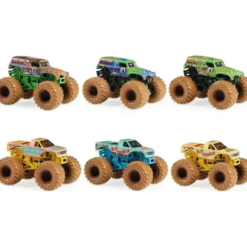 Spin Master - Monster Jam, Mystery Mudders, Monster Truck oficial fundido, Wash to Reveal, escala 1:64, estilos variam