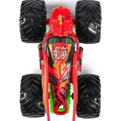 Spin Master - Monster Jam, Bakugan Dragonoid vs. Caminhões monstro fundidos sob pressão Bakugan Dragonoid, maiores de 3 anos