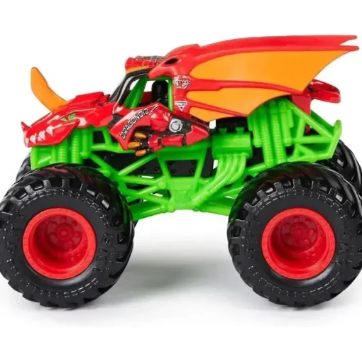 Spin Master - Monster Jam, Bakugan Dragonoid vs. Caminhões monstro fundidos sob pressão Bakugan Dragonoid, maiores de 3 anos