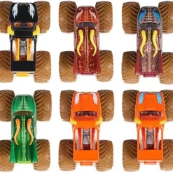 Spin Master - Monster Jam, Mystery Mudders, Monster Truck oficial fundido, Wash to Reveal, escala 1:64, estilos variam