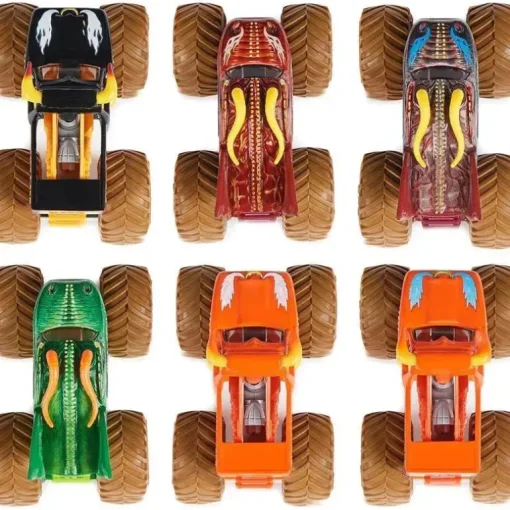 Spin Master - Monster Jam, Mystery Mudders, Monster Truck oficial fundido, Wash to Reveal, escala 1:64, estilos variam