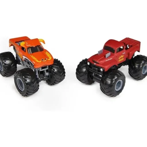 Spin Master - Monster Jam, oficial El Toro Loco vs. Caminhões monstro fundidos sob pressão Grave Digger, maiores de 3 anos