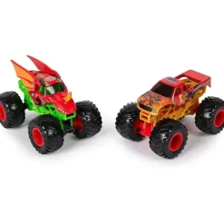 Spin Master - Monster Jam, Bakugan Dragonoid vs. Caminhões monstro fundidos sob pressão Bakugan Dragonoid, maiores de 3 anos