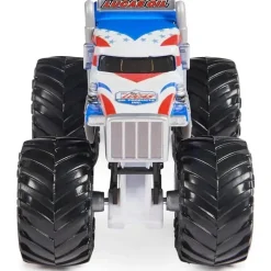 Spin Master - Monster Jam, Estabilizador Oficial Lucas vs. Monster Trucks Die-Cast Jester, maiores de 3 anos