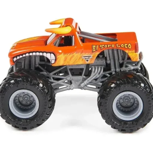 Spin Master - Monster Jam, oficial El Toro Loco vs. Caminhões monstro fundidos sob pressão Grave Digger, maiores de 3 anos