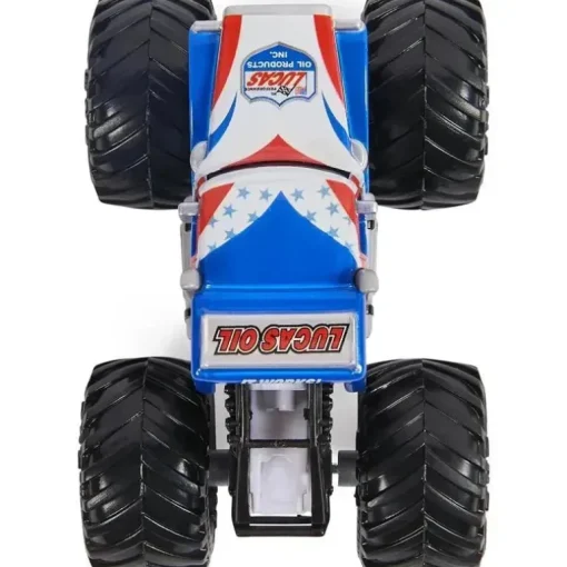 Spin Master - Monster Jam, Estabilizador Oficial Lucas vs. Monster Trucks Die-Cast Jester, maiores de 3 anos