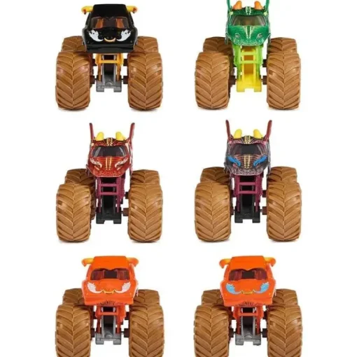 Spin Master - Monster Jam, Mystery Mudders, Monster Truck oficial fundido, Wash to Reveal, escala 1:64, estilos variam