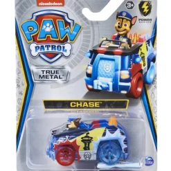 Spin Master - Patrulha Paw Patrol Power Series Chase Veículo Fundido