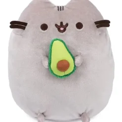 Spin Master - Pelúcia de abacate lanche GUND Pusheen, bicho de pelúcia para maiores de 8 anos, 9,5 ”, cinza