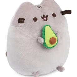 Spin Master - Pelúcia de abacate lanche GUND Pusheen, bicho de pelúcia para maiores de 8 anos, 9,5 ”, cinza