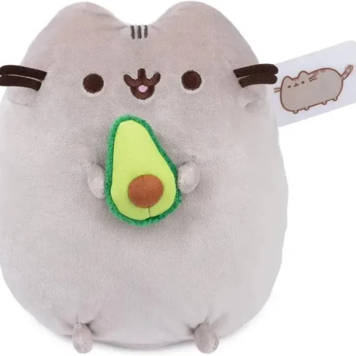 Spin Master - Pelúcia de abacate lanche GUND Pusheen, bicho de pelúcia para maiores de 8 anos, 9,5 ”, cinza