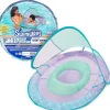 Spin Master - Swimways Baby Spring Pool Float, proteção UPF, crianças de 9 a 24 meses, sereia
