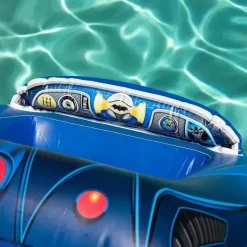 Spin Master - Swimways DC Batman Batmobile Veículo de barco aquático inflável, para crianças de 3 anos ou mais