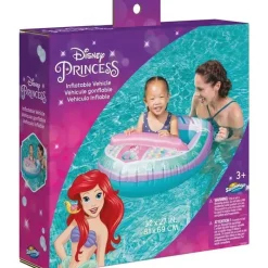 Spin Master - Swimways Disney Princess Ariel Veículo de barco aquático inflável para crianças de 3 anos ou mais