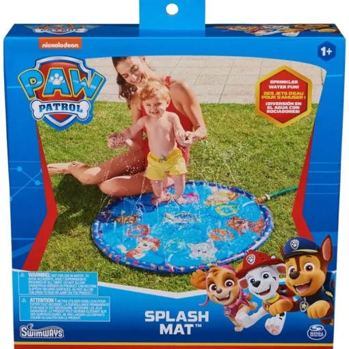 Spin Master - SwimWays Paw Patrol Splash Mat, Kids Splash Pad e brinquedos ao ar livre para crianças a partir de 1 ano