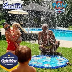 Spin Master - SwimWays Paw Patrol Splash Mat, Kids Splash Pad e brinquedos ao ar livre para crianças a partir de 1 ano