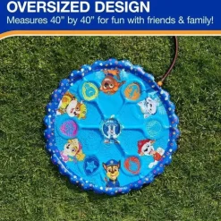 Spin Master - SwimWays Paw Patrol Splash Mat, Kids Splash Pad e brinquedos ao ar livre para crianças a partir de 1 ano
