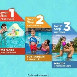 Spin Master - Swimways Sun Canopy Baby Boat, brinquedos para crianças de 9 a 24 meses, sereia