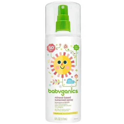 Spray protetor solar Babyganics FPS 50+,8 oz