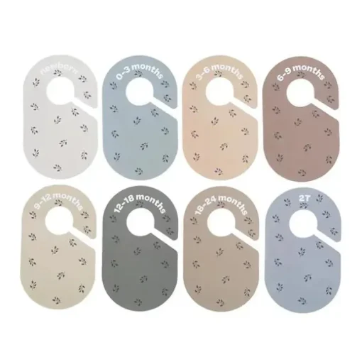 3 Sprouts - Divisórias de armário para bebês e crianças pequenas, conjunto de 8, mirtilo