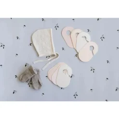 3 Sprouts - Divisórias de armário para cabides para bebês e crianças pequenas, conjunto de 8, sólido neutro