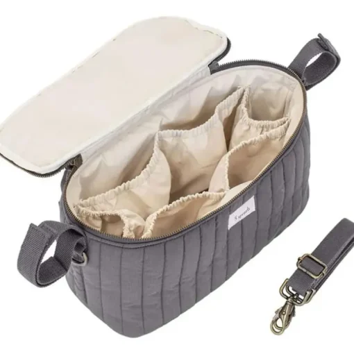 3 Sprouts - Universal Stroller Caddy Organizer, Charcoal Grey