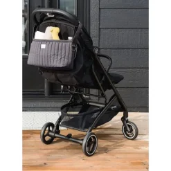 3 Sprouts - Universal Stroller Caddy Organizer, Charcoal Grey