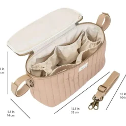 3 Sprouts - Universal Stroller Caddy Organizer, Clay