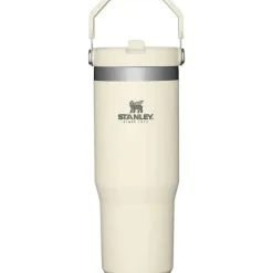 Stanley - copo de aço inoxidável IceFlow de 30 onças com palha, creme