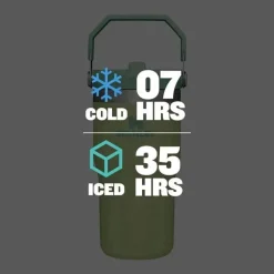 Stanley - copo de aço inoxidável IceFlow de 20 onças com palha, limão