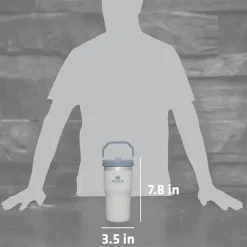 Stanley - copo de aço inoxidável IceFlow de 20 onças com palha, neblina