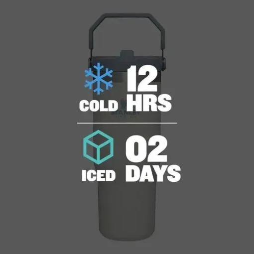 Stanley - copo de aço inoxidável IceFlow de 30 onças com palha, neblina