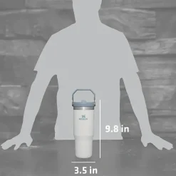 Stanley - copo de aço inoxidável IceFlow de 30 onças com palha, neblina