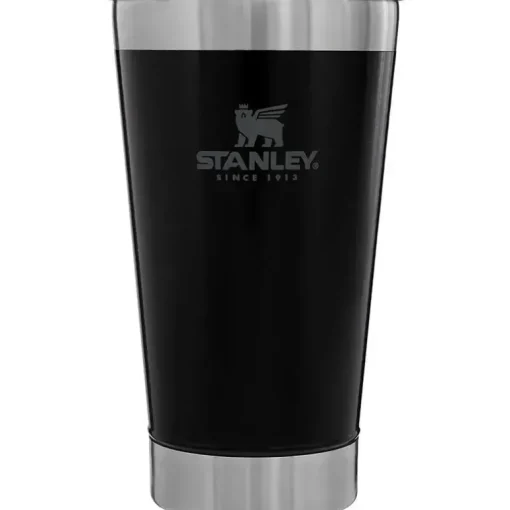 Stanley - Copo de cerveja clássico Stay Chill isolado a vácuo de 16 onças, preto fosco