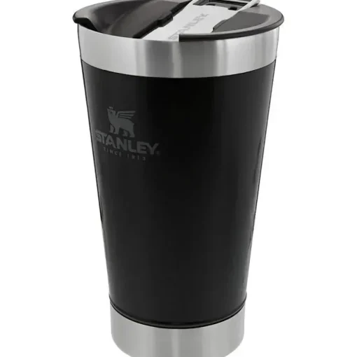 Stanley - Copo de cerveja clássico Stay Chill isolado a vácuo de 16 onças, preto fosco