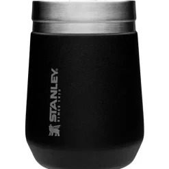 Stanley - copo de vinho GO diário de 10 onças, preto fosco